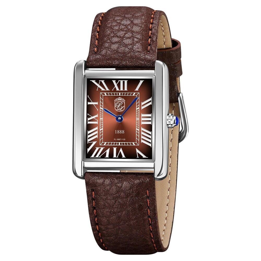 Pierre Lucerne Root Beer‎ Sunurst Dial 1888 Mens Tank Watch